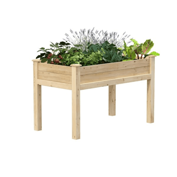 Greenes Fence 48-Inch Cedar Elevated Garden Bed