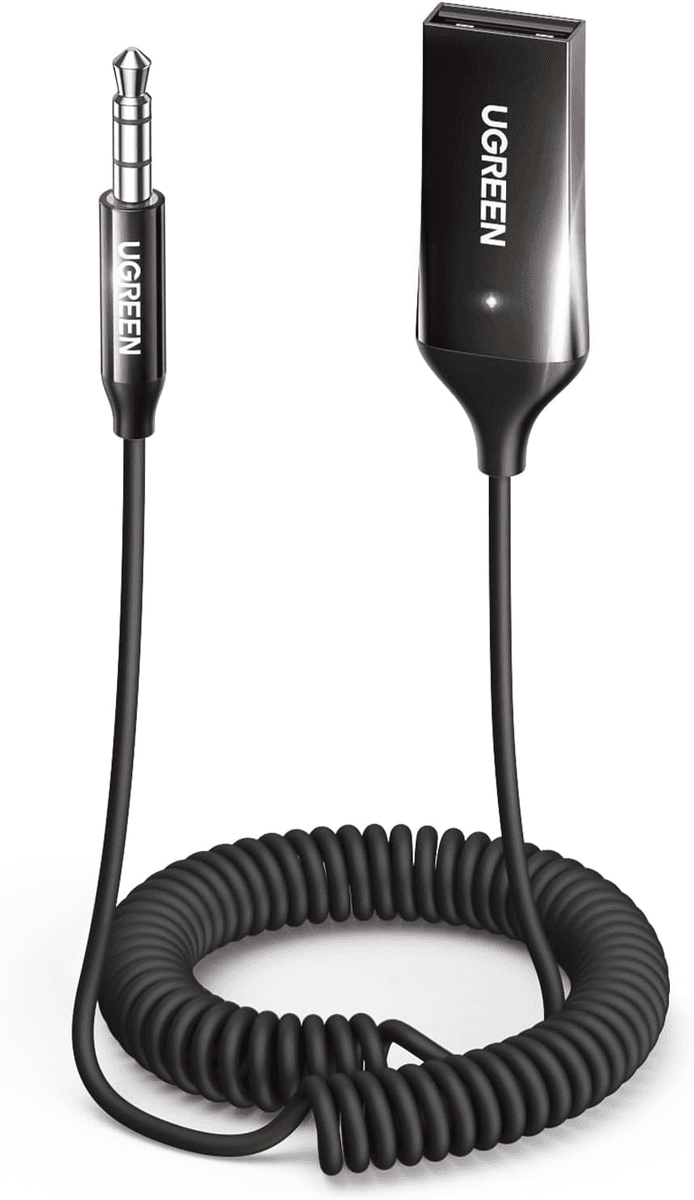 UGREEN Bluetooth 6.0 Aux Adapter for Car and Home Audio