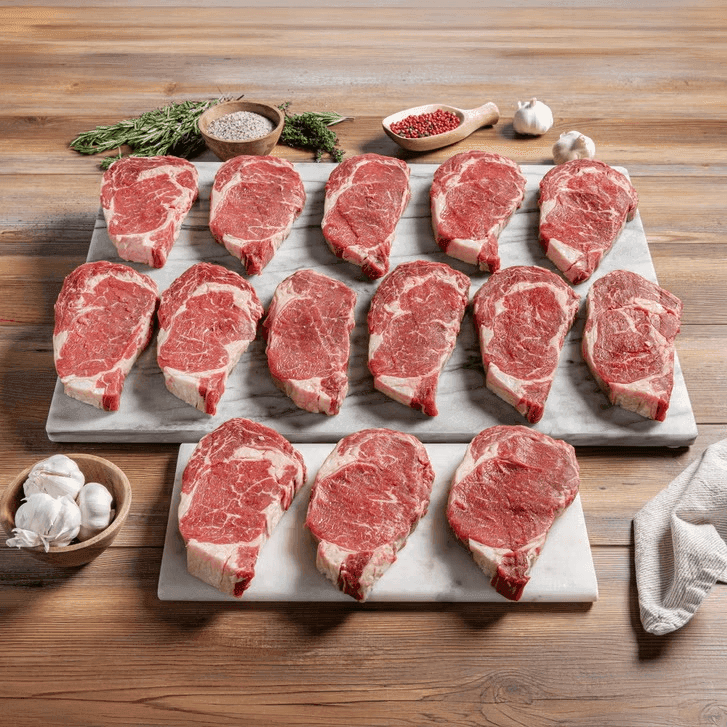 Great Southern Grass-Fed Ribeye Steaks, 14-Pack