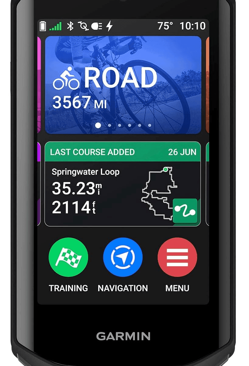 Garmin Edge® 1050, Premium Cycling Computer, Vivid Color Touchscreen Display, Built-in Speaker, Advanced Training and Group Ride Features, Road Haz...