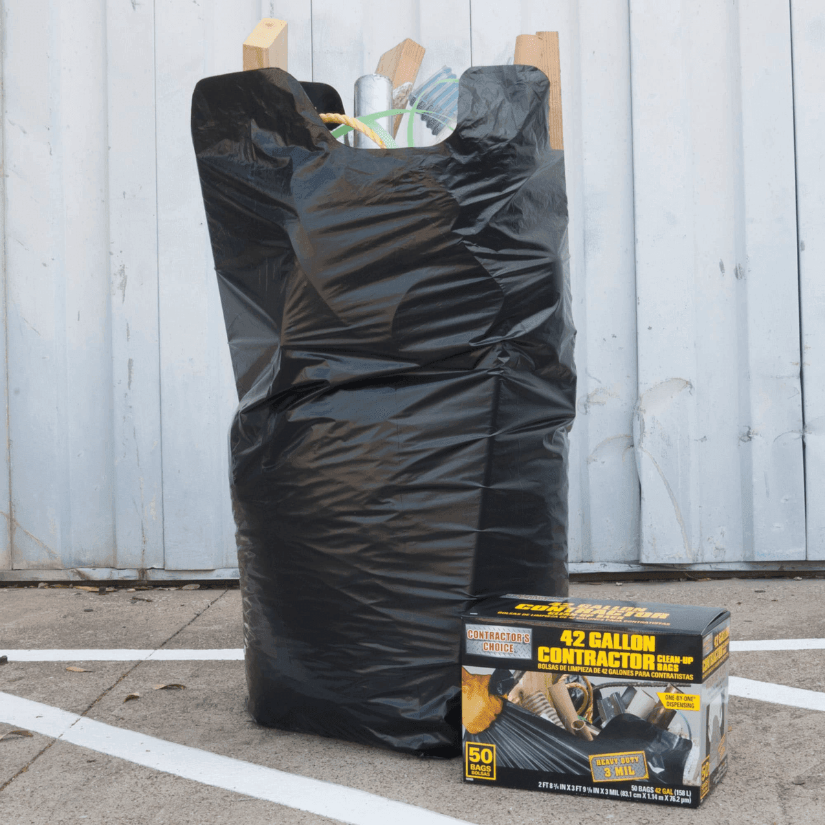 Contractor's Choice 42-Gallon Construction Trash Bags - 50 Count image 3