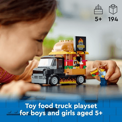 LEGO City Burger Truck Building Set 60404 - 194 Pieces image 2