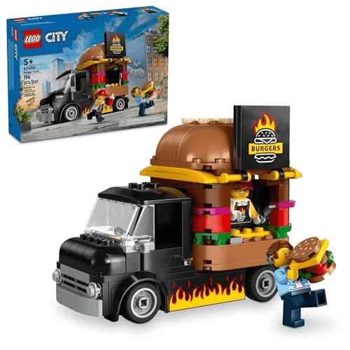 LEGO City Burger Truck Building Set 60404 - 194 Pieces