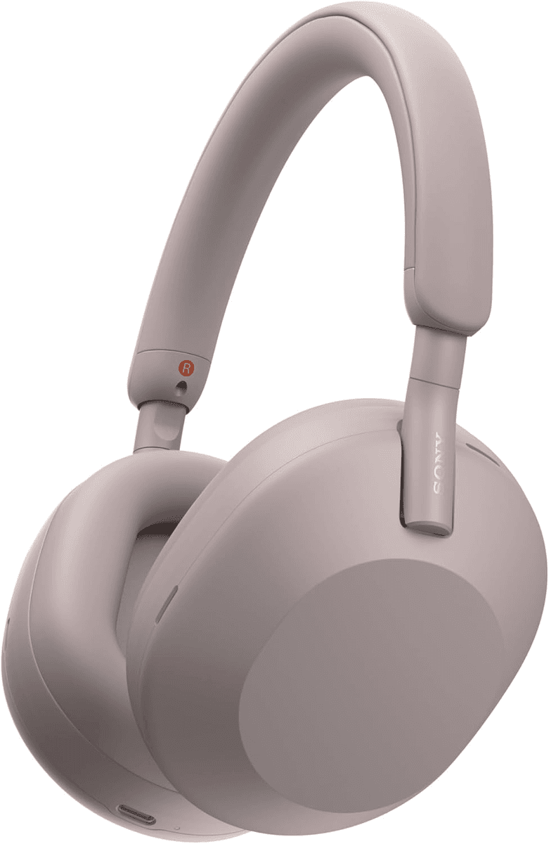 Sony WH-1000XM5 Wireless Noise Cancelling Headphones - Smoky Pink