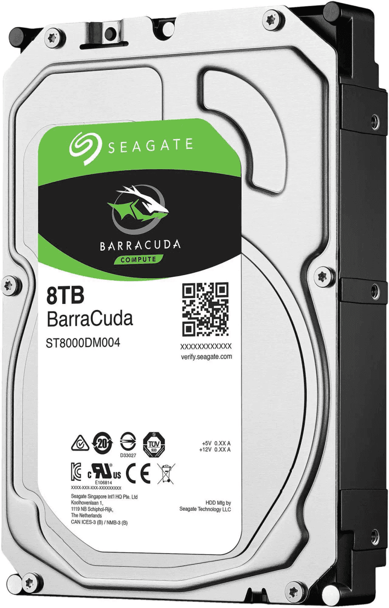 Seagate BarraCuda 8TB 5400 RPM 3.5-Inch Internal Hard Drive ST8000DM004
