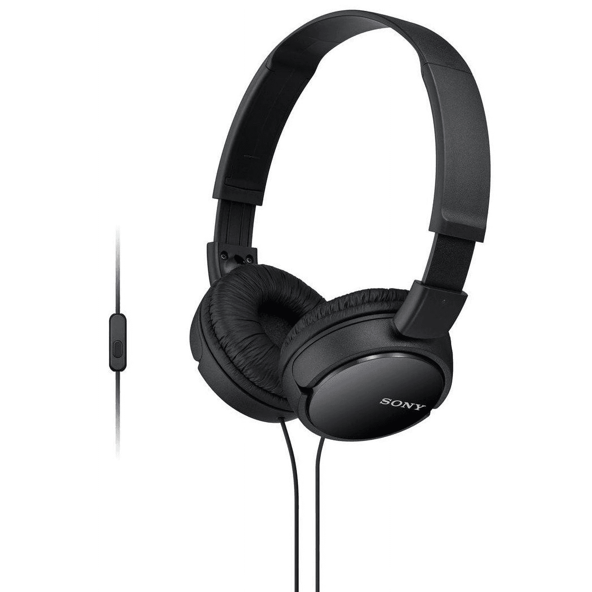 Sony MDR-ZX110 Wired On-Ear Headphones, Black image 3