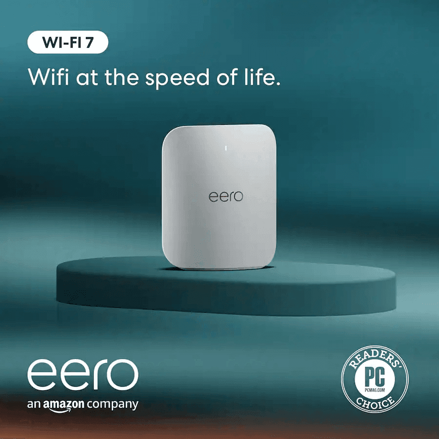 eero Pro 7 Tri-band Mesh Wi-Fi 7 Router (1-pack), White image 2