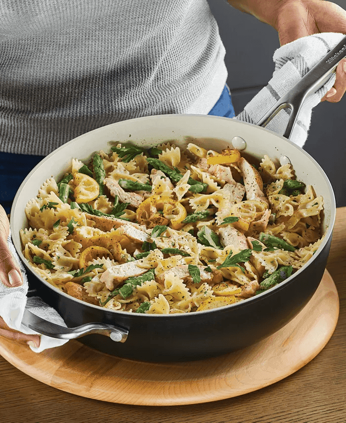 KitchenAid 5-Qt. Ceramic Nonstick Saute Pan with Lid for $44.99 image 2