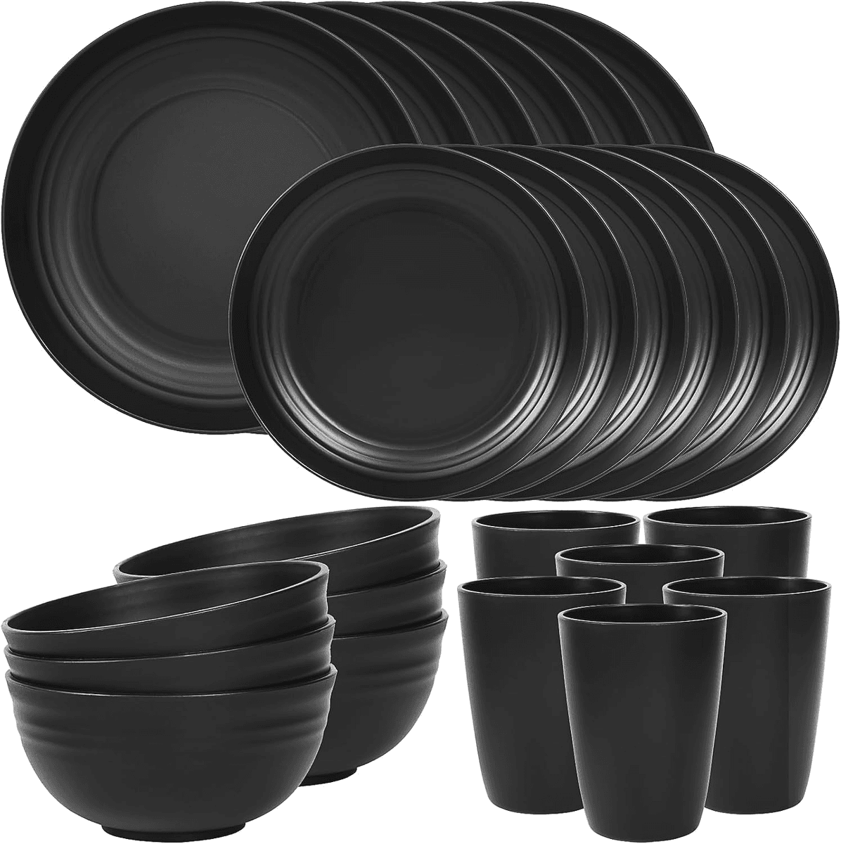 Quatish 24-Piece Dinnerware Set for 6 for $24.99