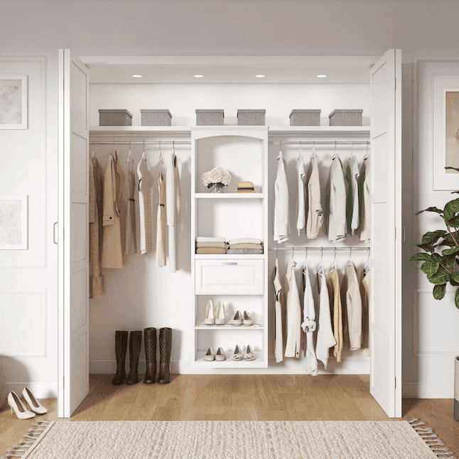 allen + roth Hartford White Closet System for $359