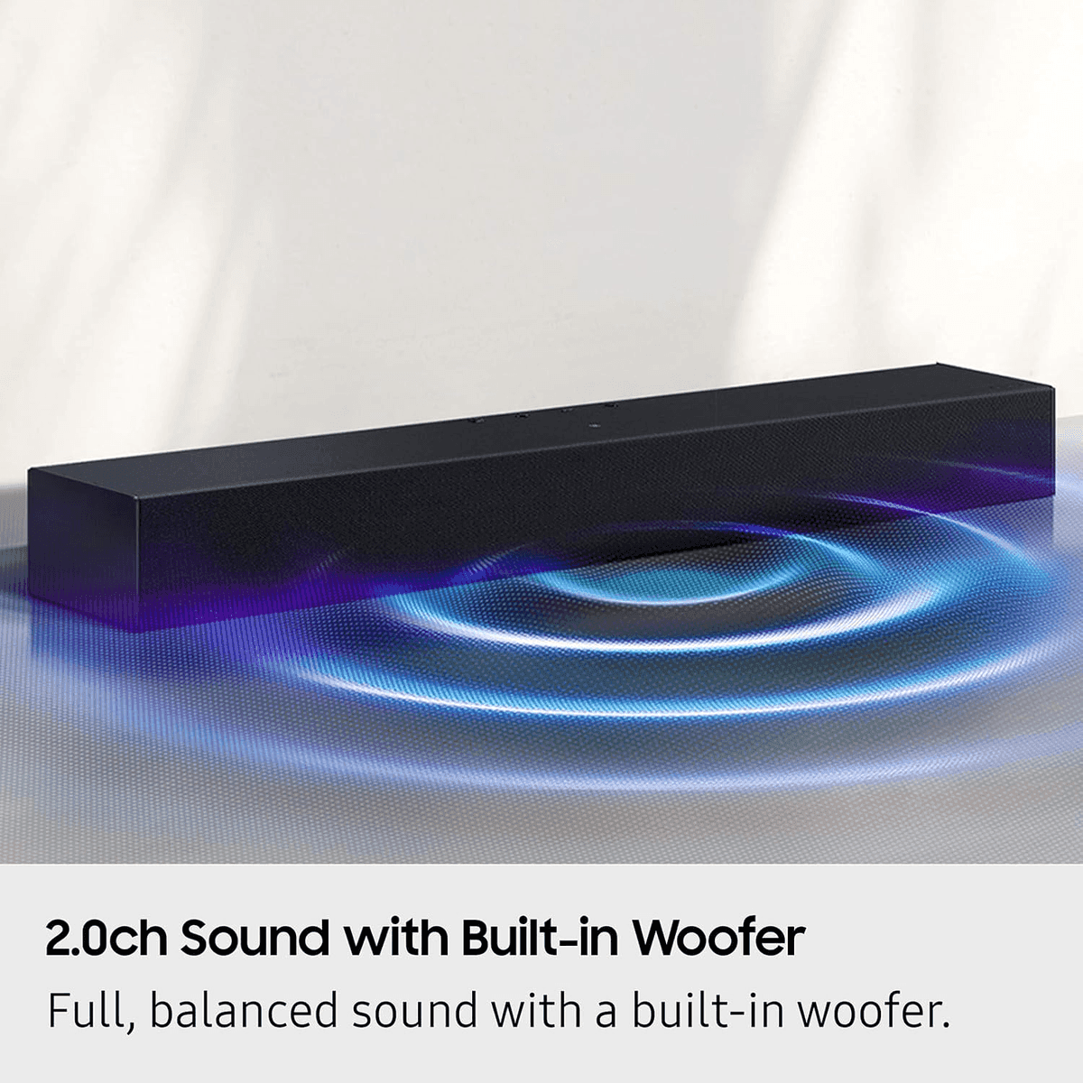 Samsung HW-B400F 2.0-Channel Soundbar with Built-In Woofer image 3