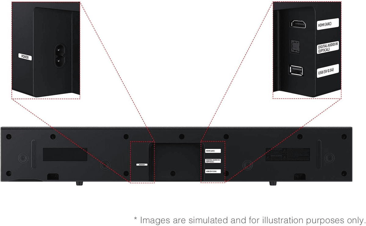 Samsung HW-B400F 2.0-Channel Soundbar with Built-In Woofer image 5
