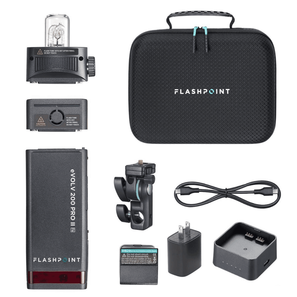 Flashpoint eVOLV 200 Pro II TTL Pocket Flash Kit - $319