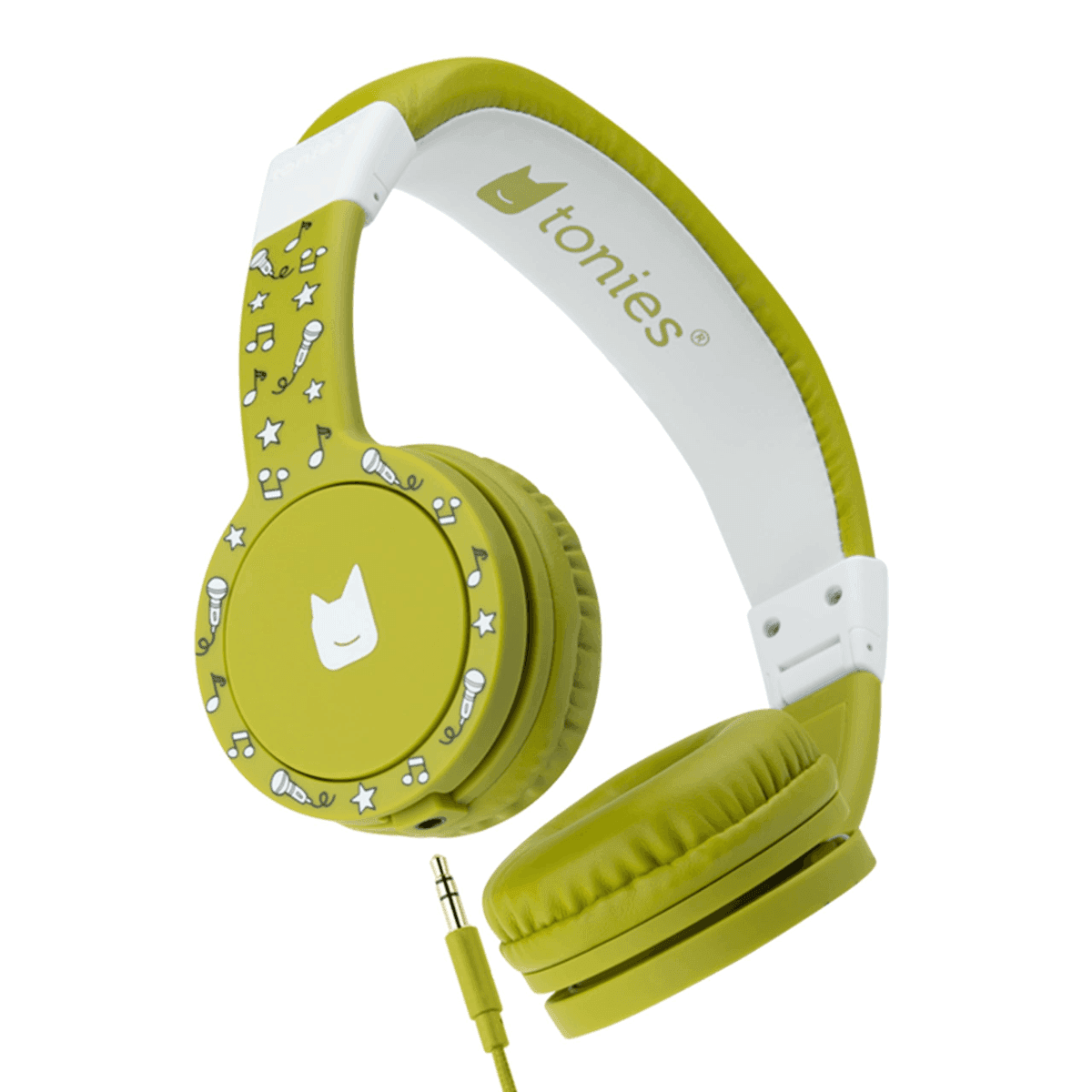 Tonies Foldable Wired Kids Headphones, Green - $13.49