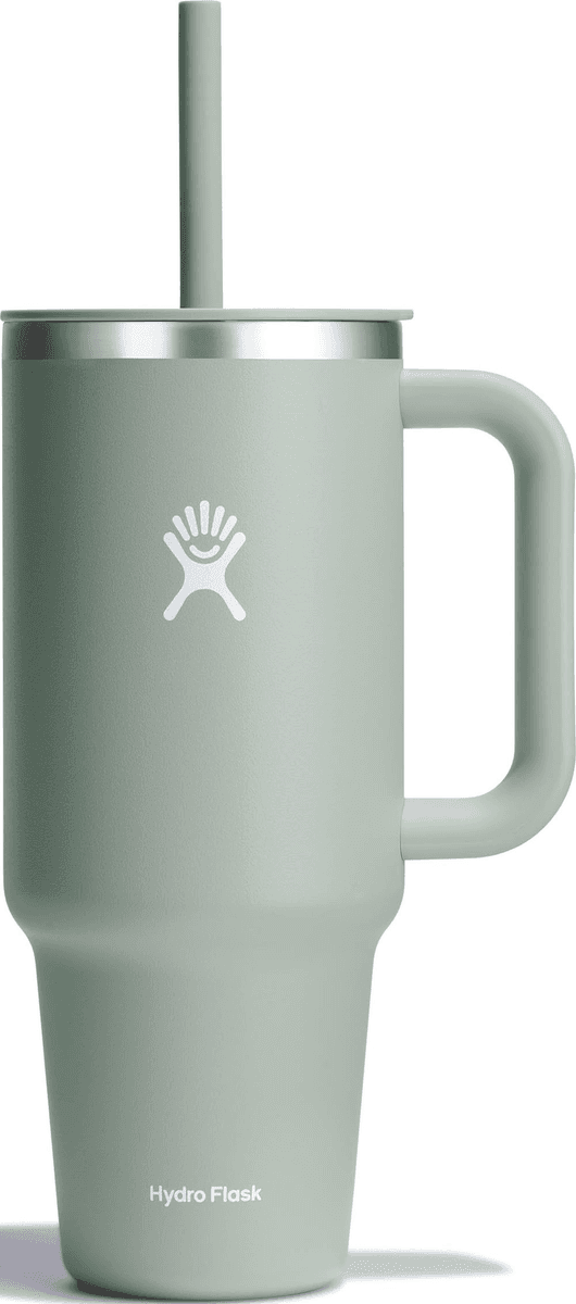 Hydro Flask 40 oz Travel Tumbler with Straw, Agave - $25.58