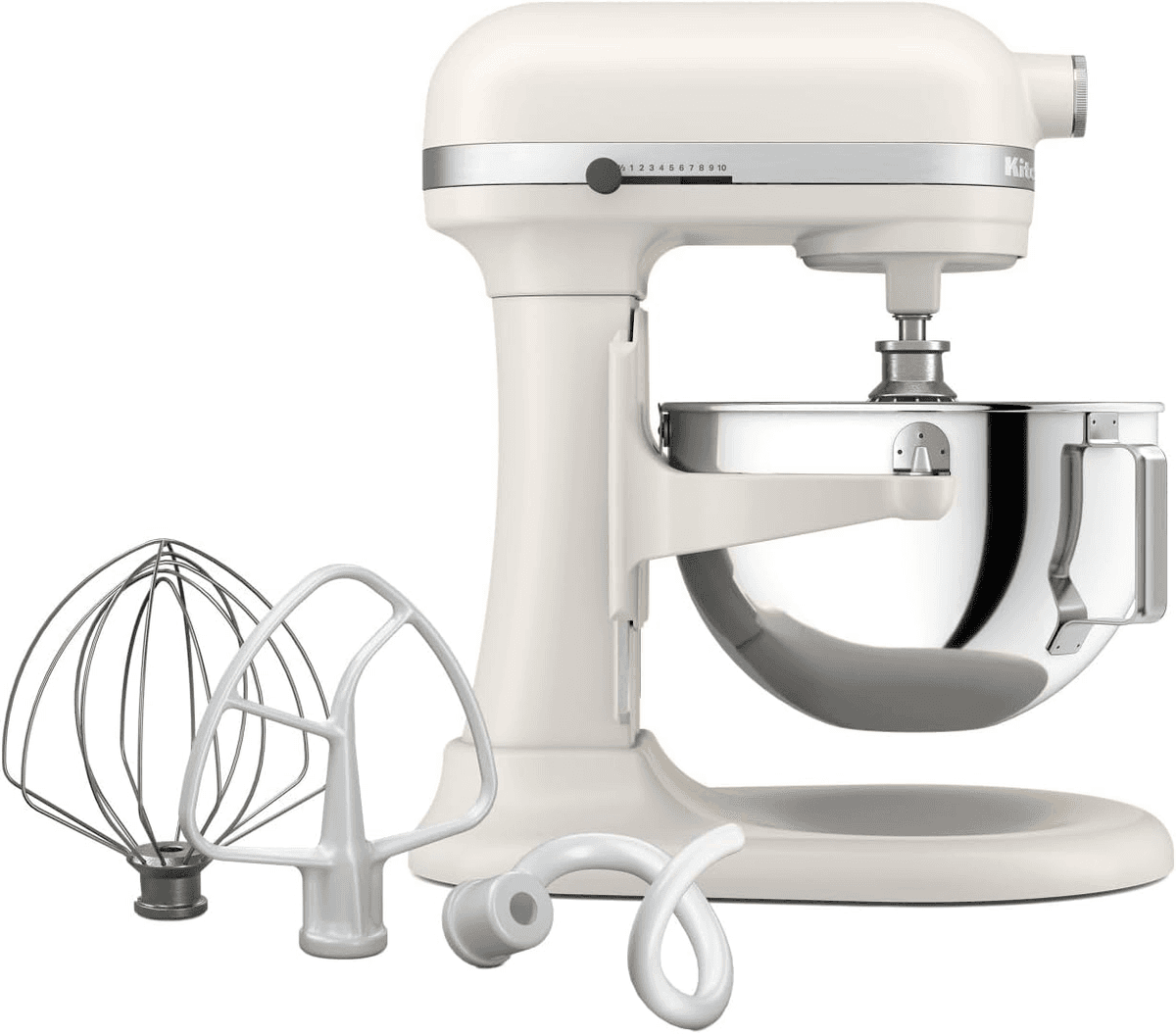 KitchenAid 5.5-Quart Bowl-Lift Stand Mixer, Porcelain White
