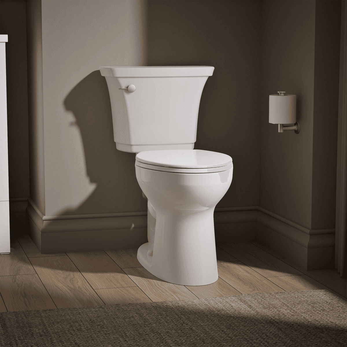 KOHLER Highline Curve Elongated 2-Piece Toilet, White image 3
