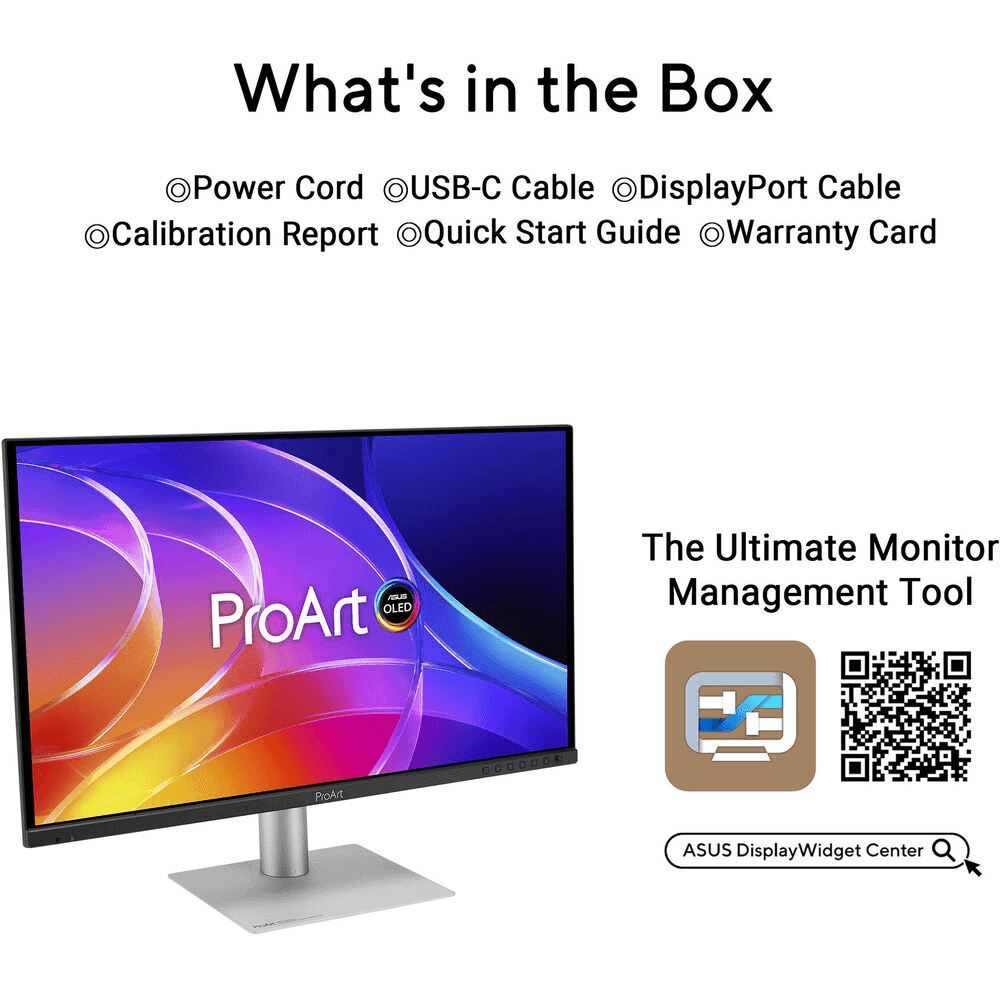 ASUS ProArt PA279CDV 26.5-Inch 4K QD-OLED 120Hz Monitor image 5
