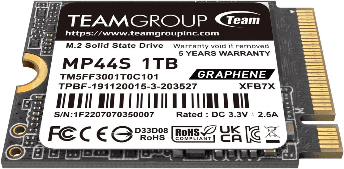 Team Group MP44S 1TB M.2 2230 PCIe 4.0 SSD image 4