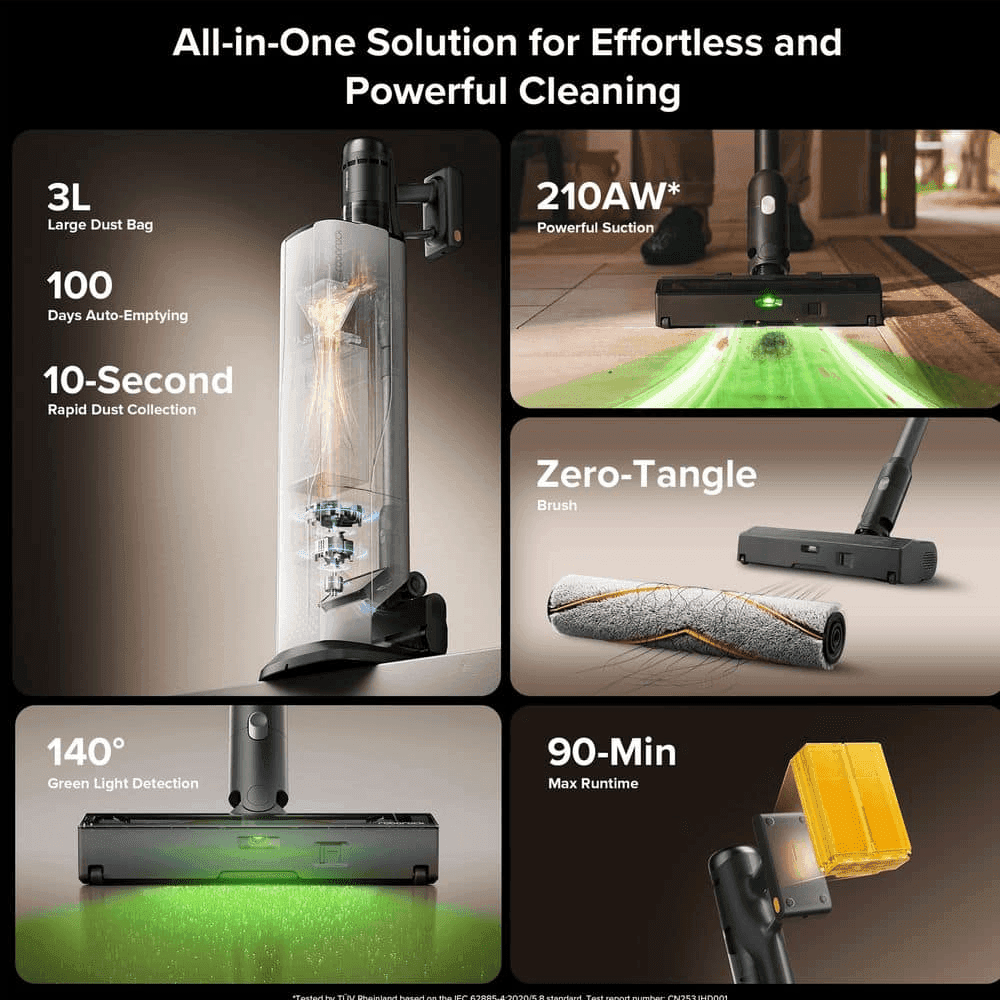 Roborock H60 Hub Ultra Cordless HEPA Stick Vacuum with Dock image 5