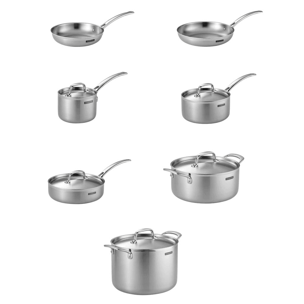 Tramontina 12-Piece Tri-Ply Stainless Steel Cookware Set for $189.99 image 3