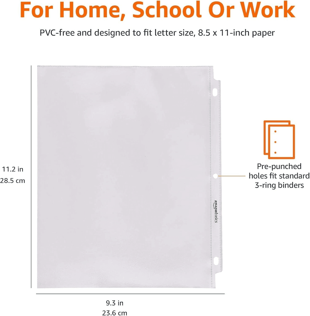 Amazon Basics Sheet Protectors 200-Pack for $10.70 image 3