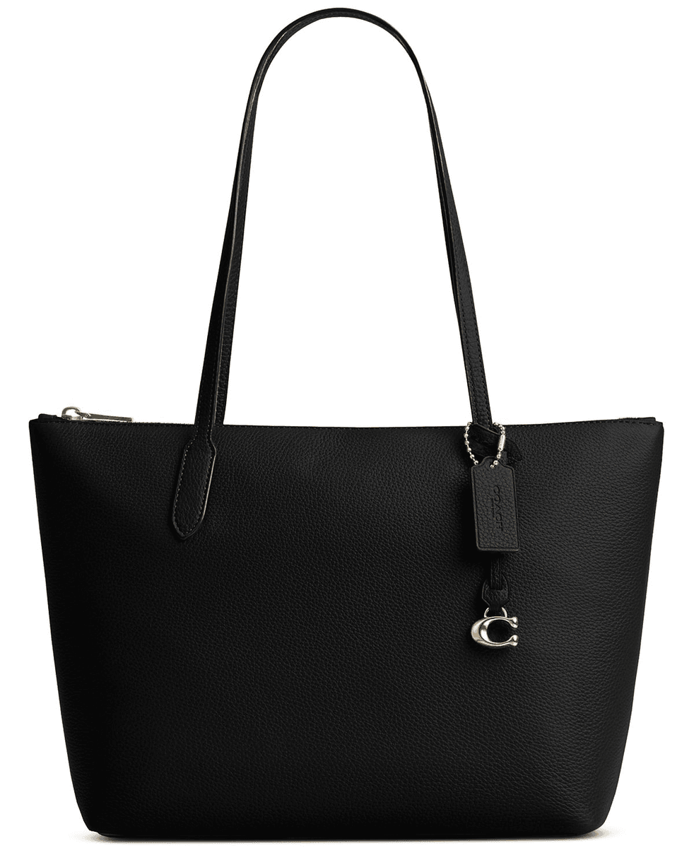 COACH Bella Small Pebble Leather Tote Bag for $177