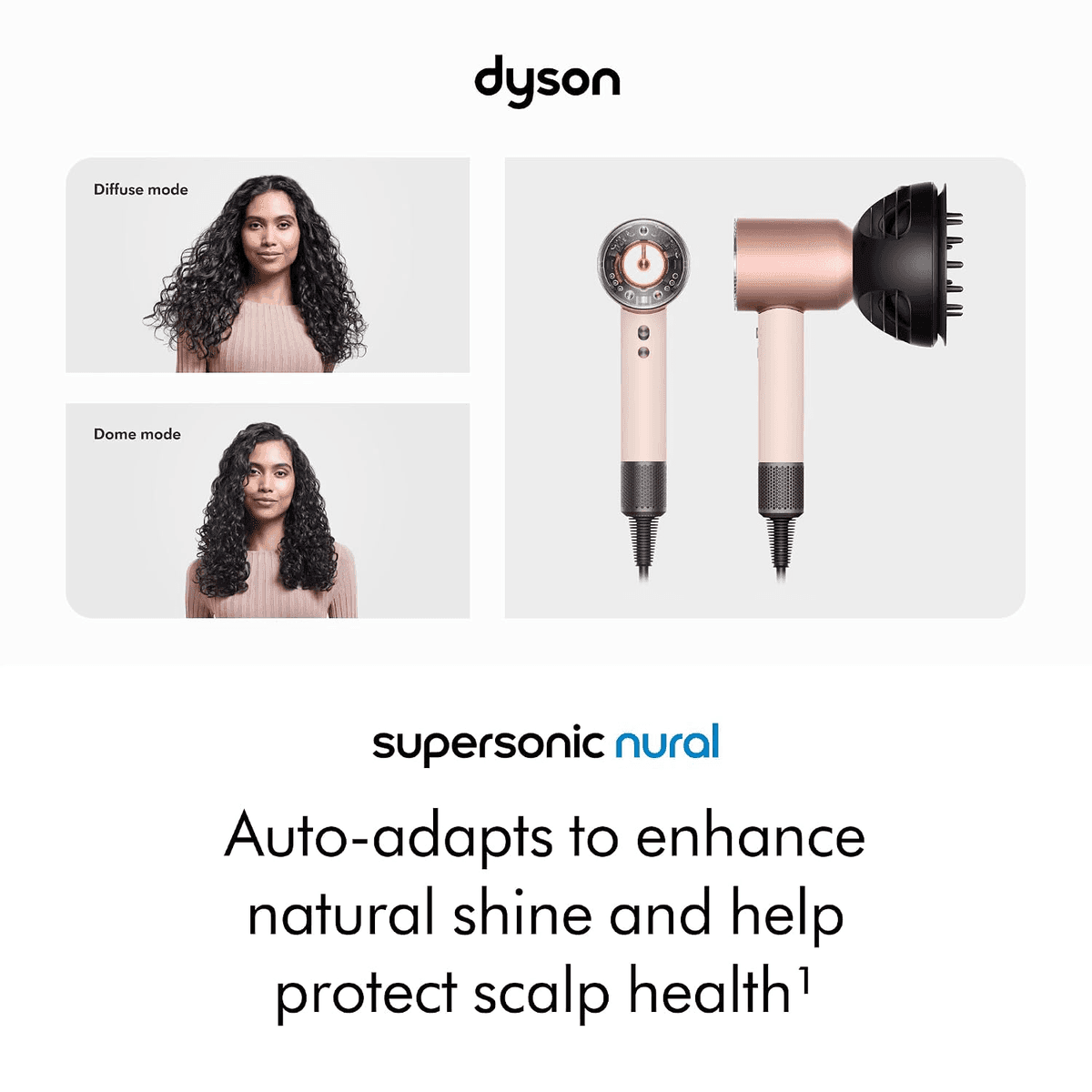 Dyson Supersonic Nural Hair Dryer in Ceramic Pink for $349.99 image 2