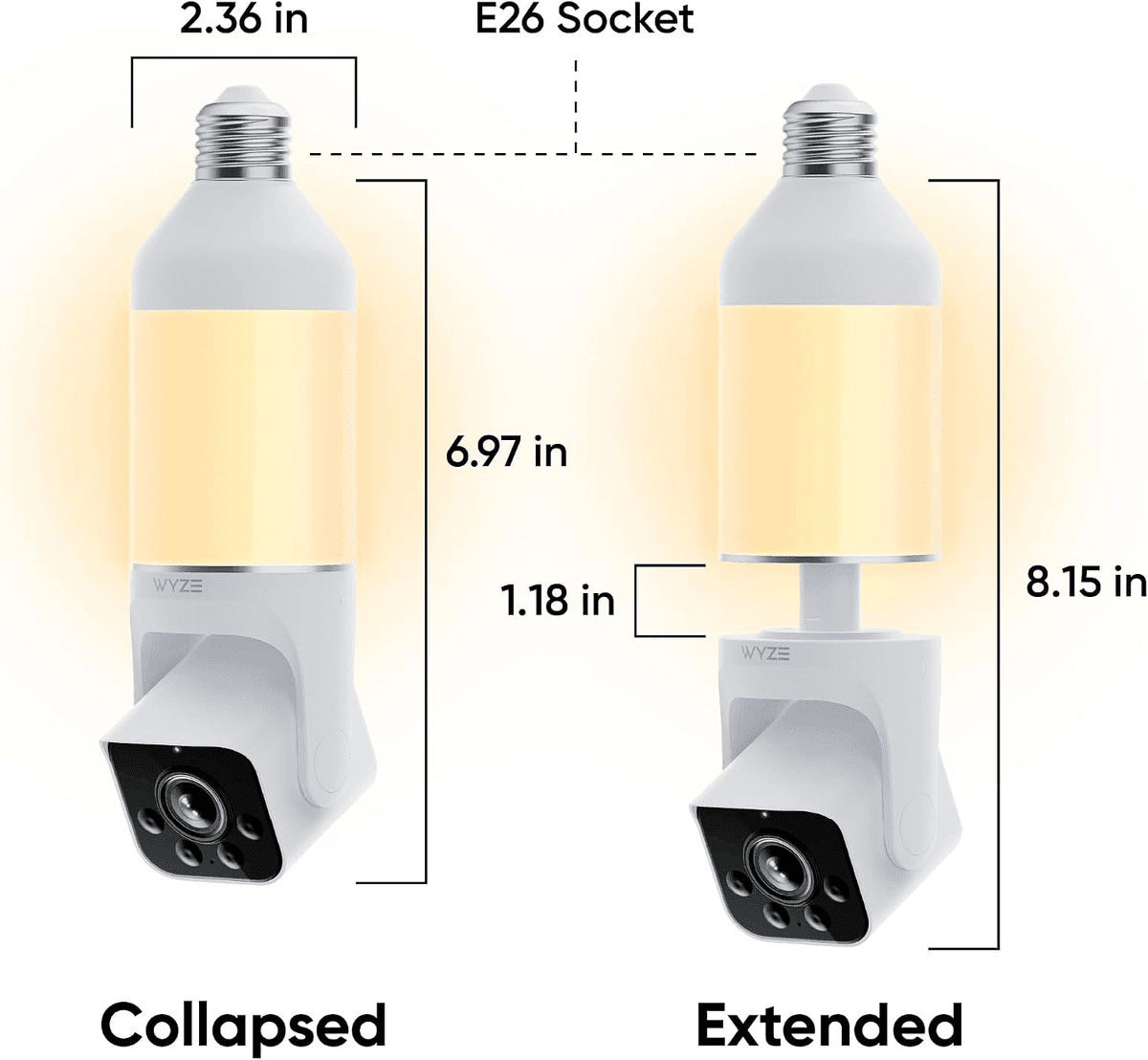 WYZE Bulb Cam 2K Smart Light-Bulb Security Camera for $39.98 image 2