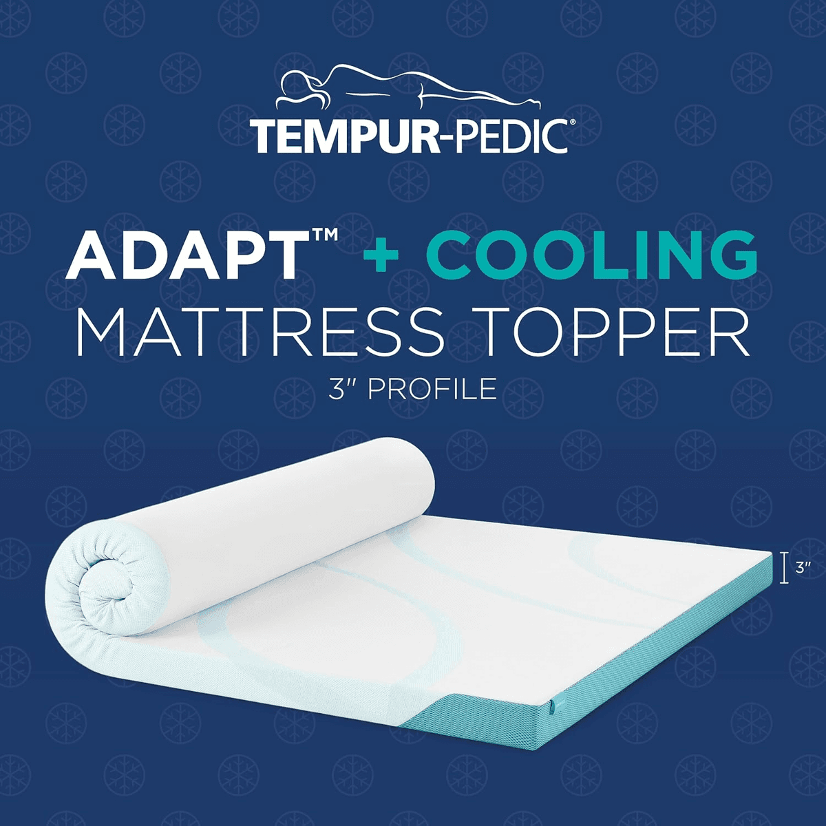Tempur-Pedic TEMPUR-Adapt + Cooling 3-Inch Queen Mattress Topper for $319 image 2