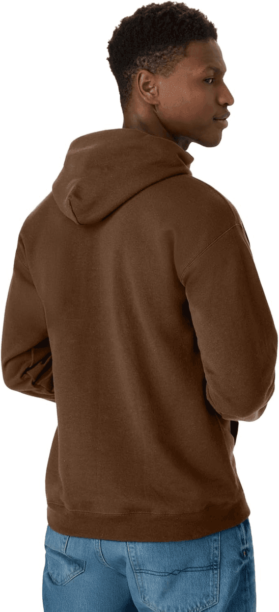Hanes EcoSmart Fleece Hoodie, Army Brown Small for $11.49 image 2