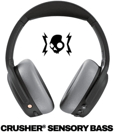 Skullcandy Crusher ANC 2 Wireless Over-Ear Bluetooth Headphones with Multi-Sensory Bass, Active Noise Cancelling, Up to 60 Hours Battery, Microphon... image 3