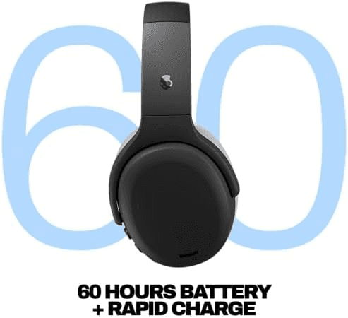 Skullcandy Crusher ANC 2 Wireless Over-Ear Bluetooth Headphones with Multi-Sensory Bass, Active Noise Cancelling, Up to 60 Hours Battery, Microphon... image 4