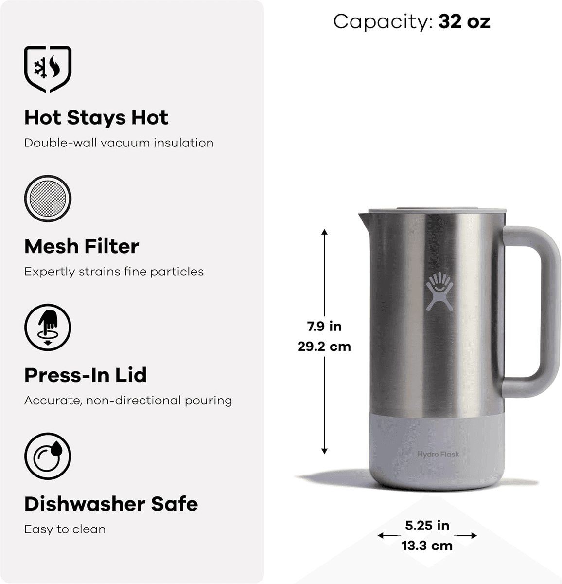 Hydro Flask 32-Oz Insulated French Press for $52.49 image 4