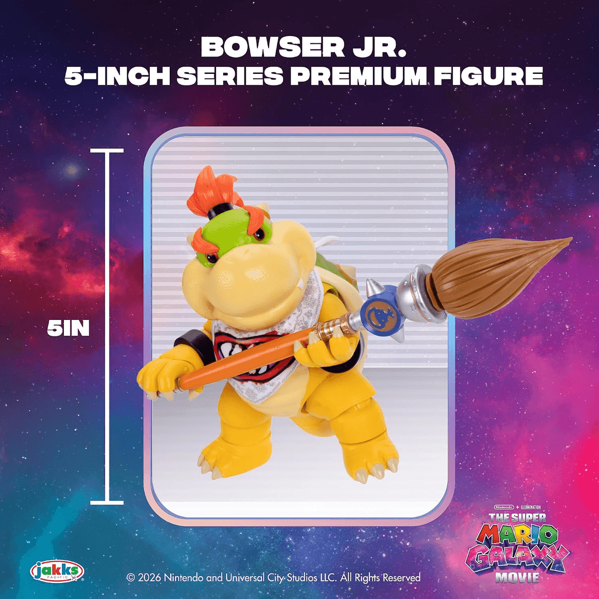 JAKKS Pacific Super Mario Galaxy Bowser Jr. 5-Inch Figure for $5.84 image 4
