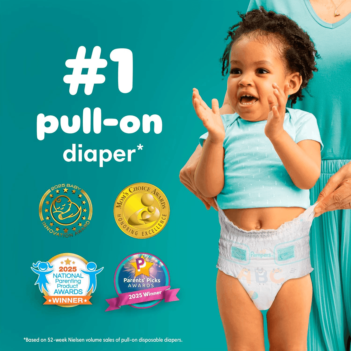 Pampers Cruisers 360 Size 4 Pull-On Diapers, 116 Count for $33.23 image 2