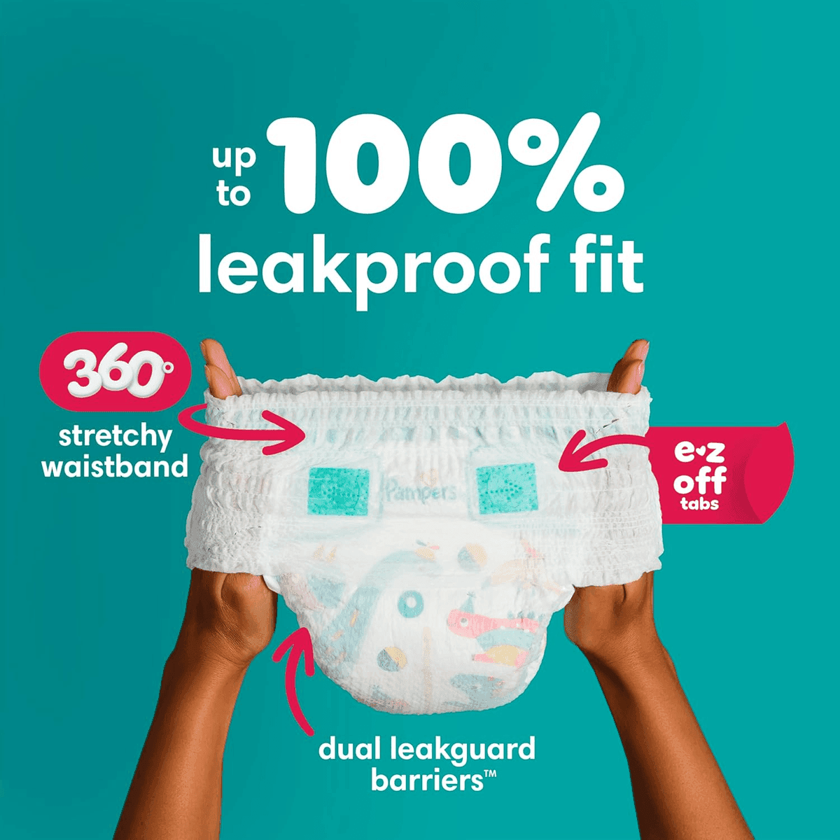 Pampers Cruisers 360 Size 4 Pull-On Diapers, 116 Count for $33.23 image 3