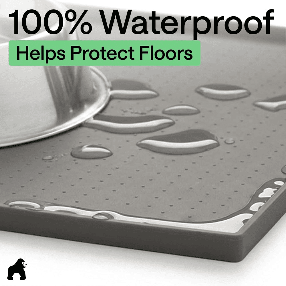 Gorilla Grip 18.5 x 11.5-Inch Silicone Pet Food Mat for $8.99 image 4