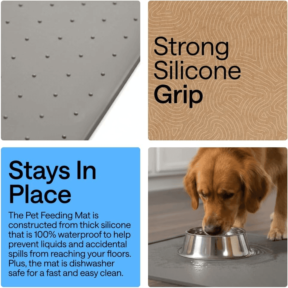 Gorilla Grip 18.5 x 11.5-Inch Silicone Pet Food Mat for $8.99 image 3