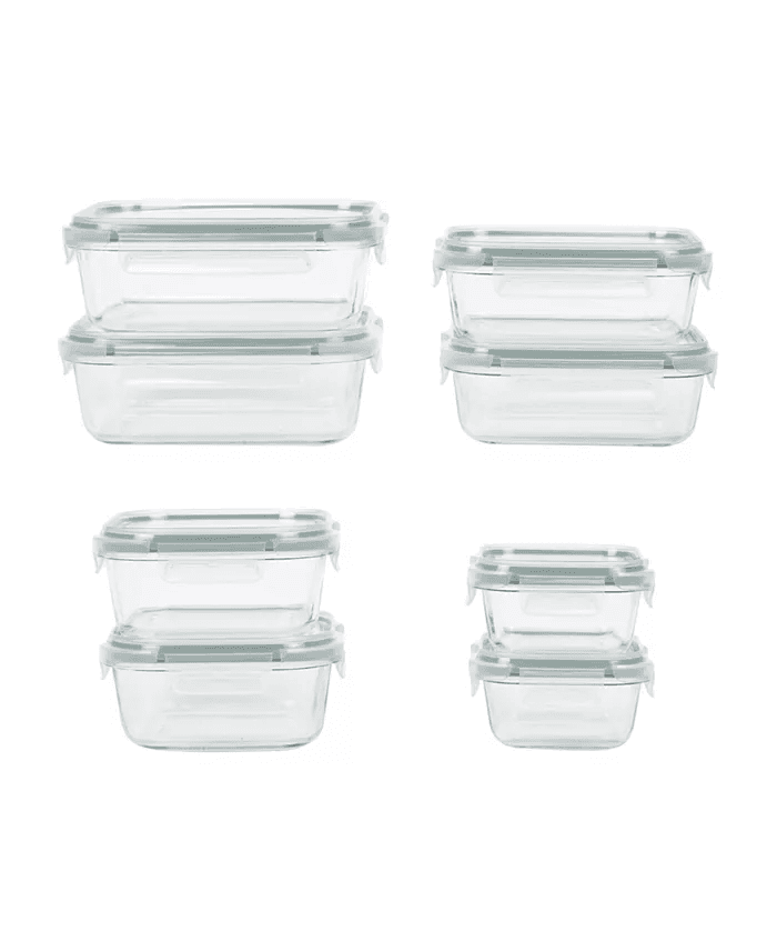 Sedona Kitchen 16-Piece Fluted Glass Storage Set for $19.99 image 2