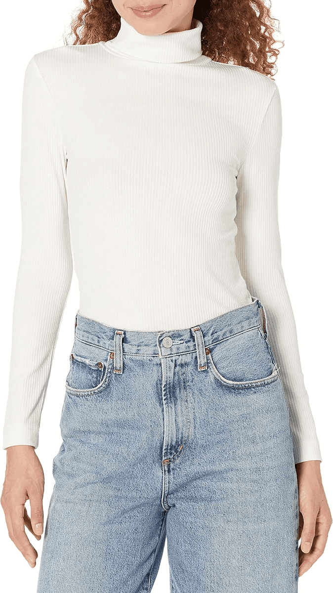 Amazon Essentials Women's Rib Turtleneck 2-Pack for $10.30 image 2