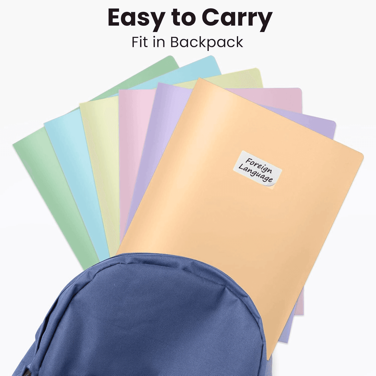 Sooez Pastel 2-Pocket Folders 7-Pack for $5.99 image 5