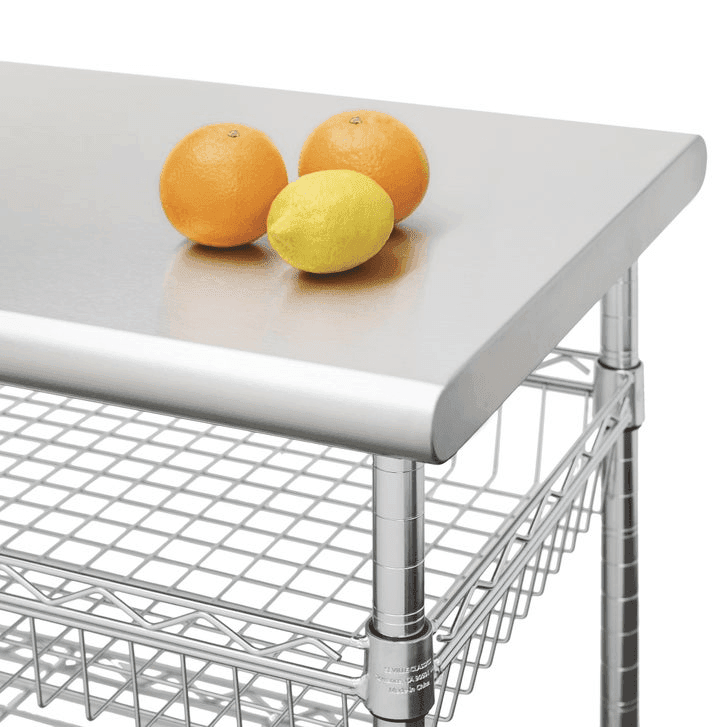 Seville Classics Stainless Steel Kitchen Cart for $99.99 image 3
