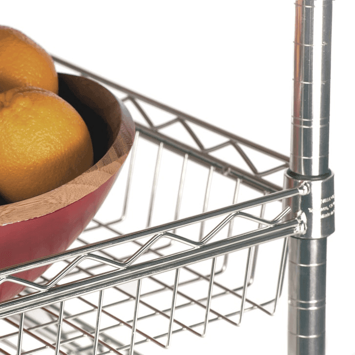 Seville Classics Stainless Steel Kitchen Cart for $99.99 image 4
