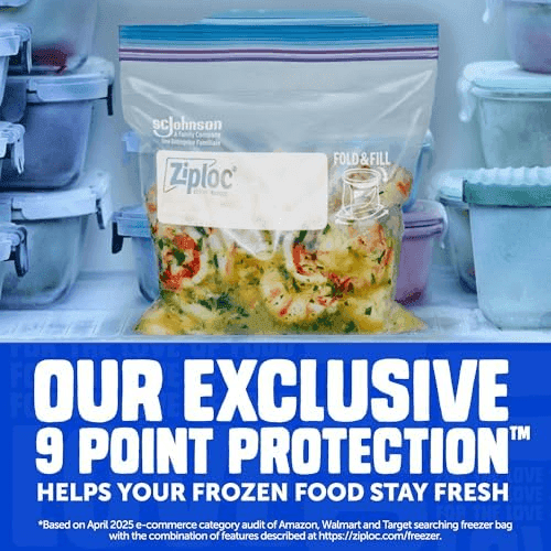 Ziploc Gallon Freezer Bags 66-Count for $9.52 image 3