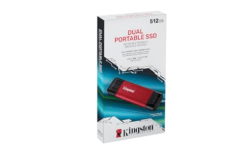Kingston 512GB Dual USB-A/C Portable SSD for $119.99 image 5