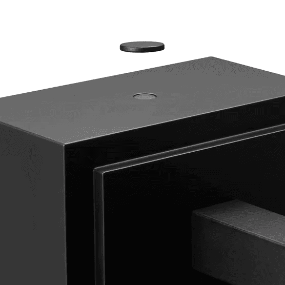 Globe Electric 14" Matte Black Outdoor Wall Light with GFCI Outlet image 4