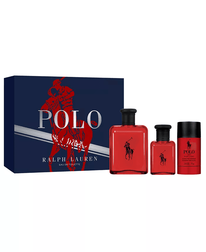 Ralph Lauren Polo Red 3-Piece Eau de Toilette Gift Set