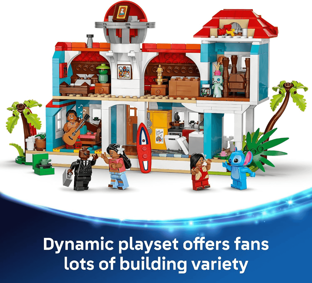 LEGO Disney Lilo & Stitch Beach House Set (43268) image 3