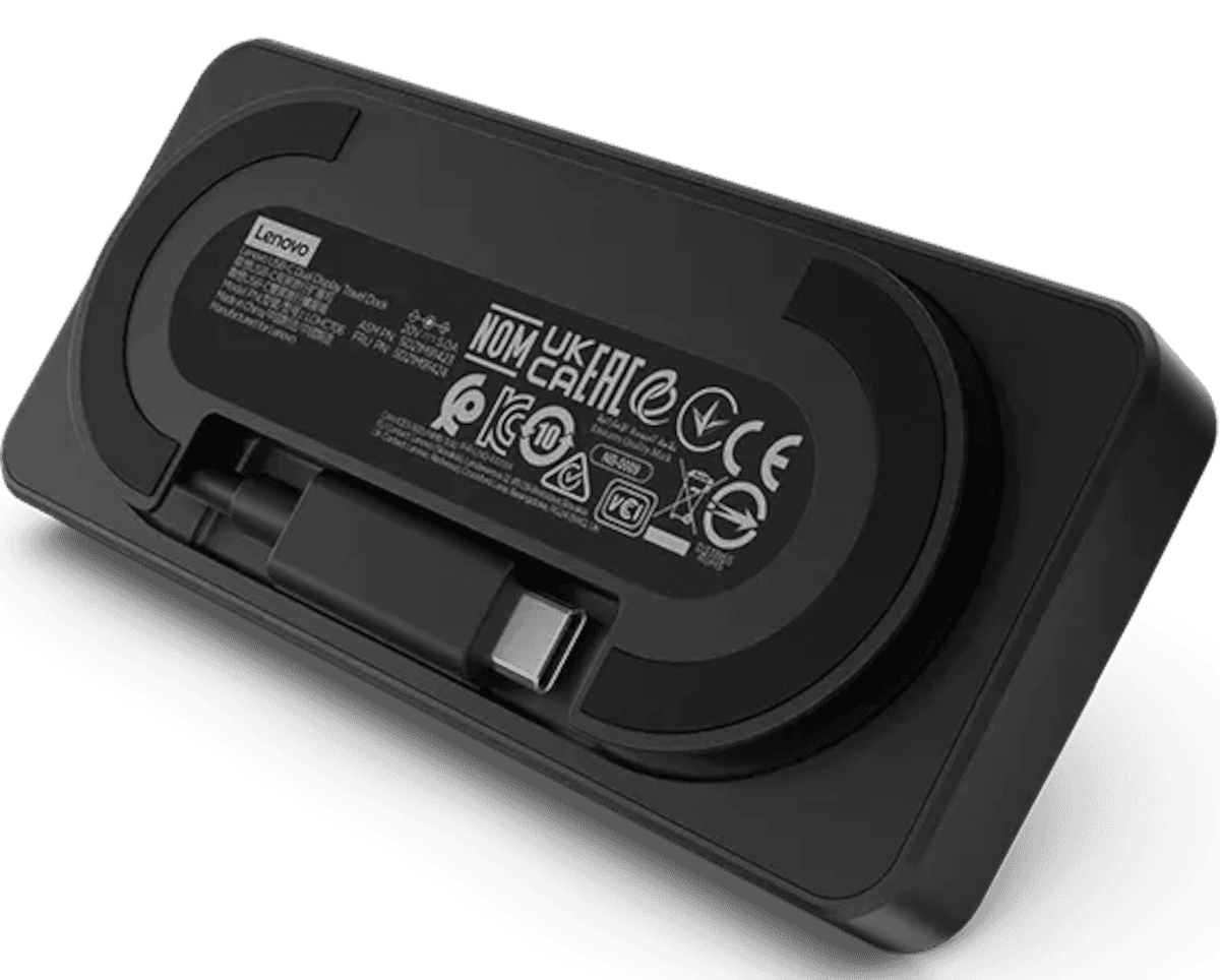 Lenovo USB-C Dual Display Travel Dock with Adapter image 4